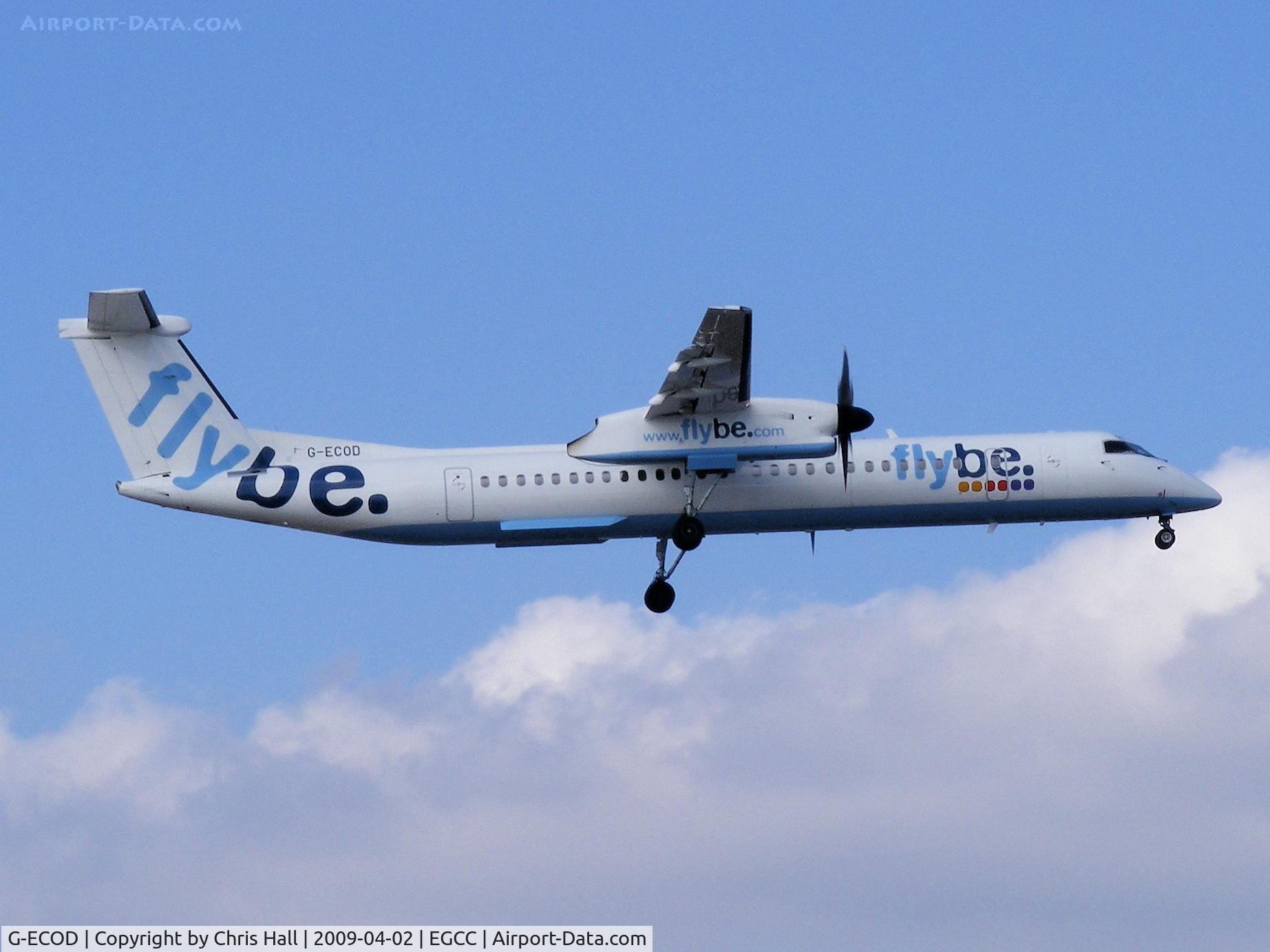 G-ECOD, 2008 De Havilland Canada DHC-8-402Q Dash 8 C/N 4206, flybe