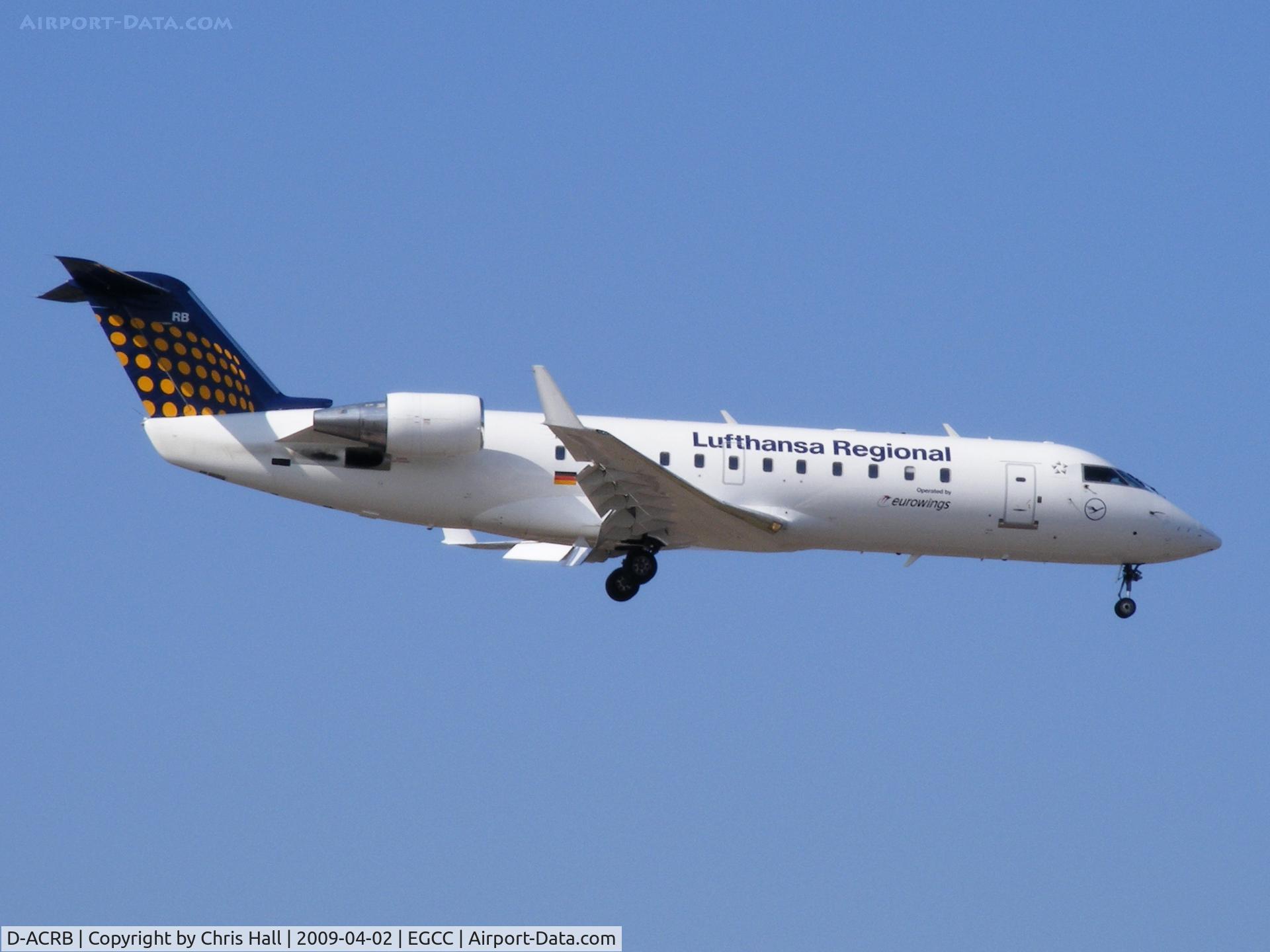 D-ACRB, 2001 Canadair CRJ-200ER (CL-600-2B19) C/N 7570, Lufthansa Regional operated by Eurowings