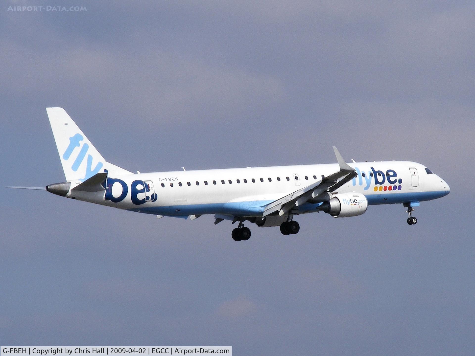 G-FBEH, 2007 Embraer 195LR (ERJ-190-200LR) C/N 19000128, flybe