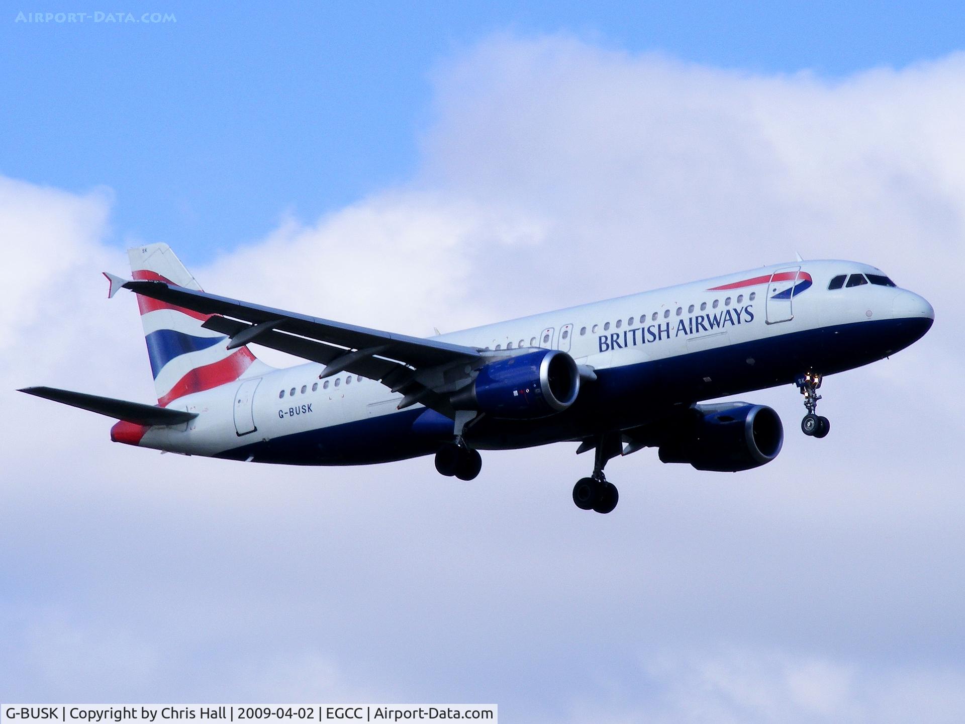 G-BUSK, 1990 Airbus A320-211 C/N 120, British Airways