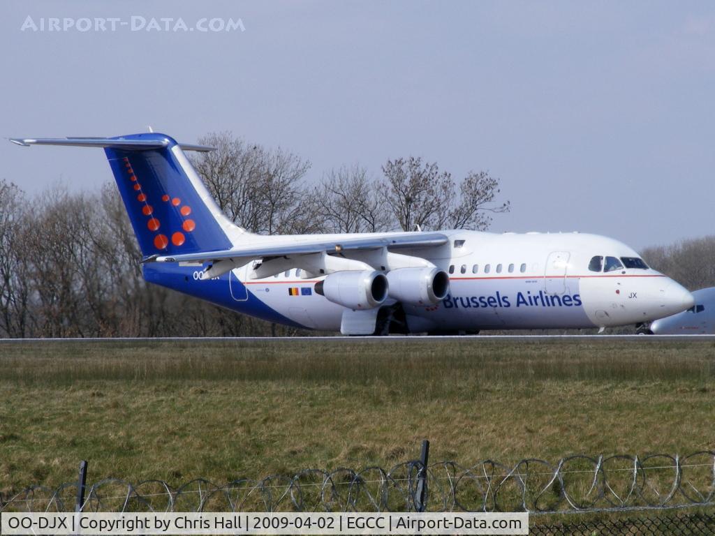 OO-DJX, 1996 British Aerospace Avro 146-RJ85 C/N E.2297, Brussels Airlines