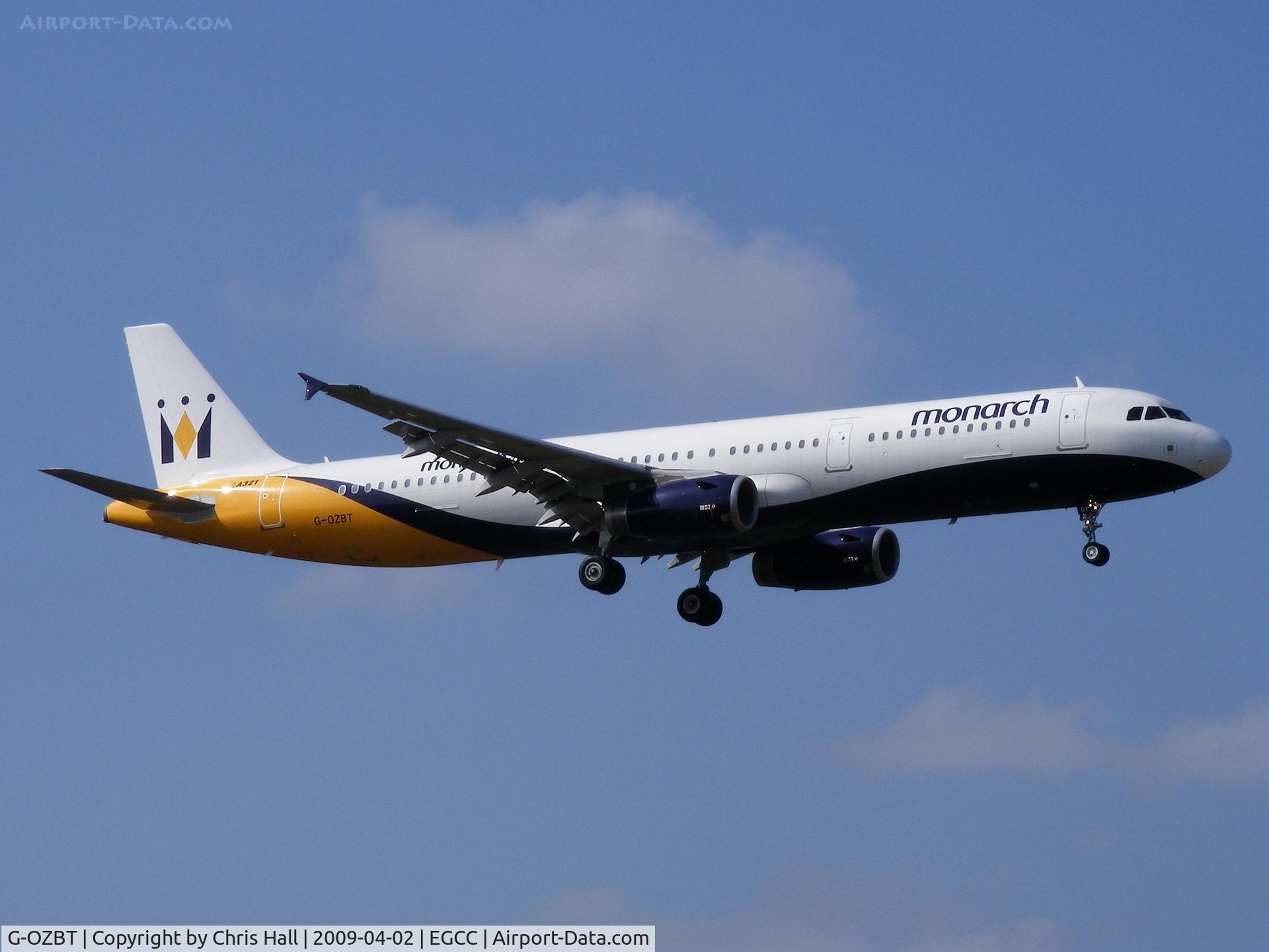 G-OZBT, 2008 Airbus A321-231 C/N 3546, Monarch