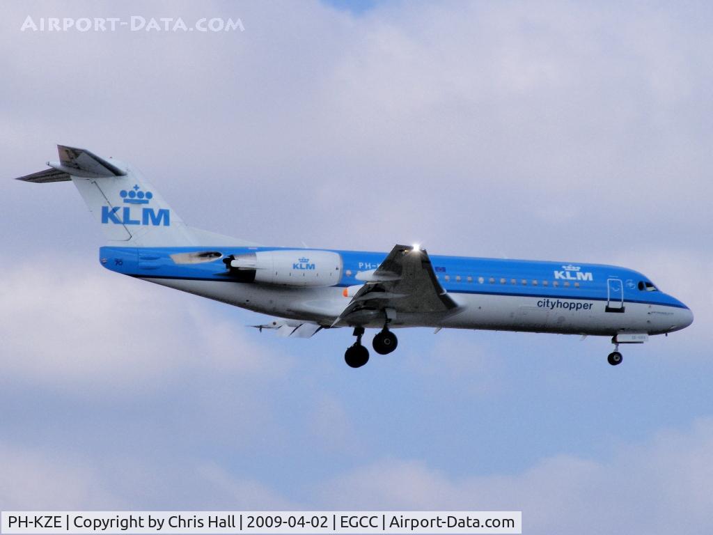 PH-KZE, 1996 Fokker 70 (F-28-0070) C/N 11576, KLM Cityhopper