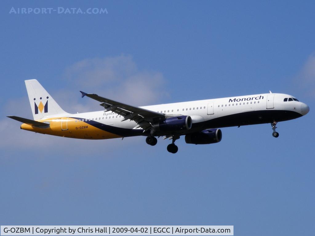 G-OZBM, 1999 Airbus A321-231 C/N 1045, Monarch