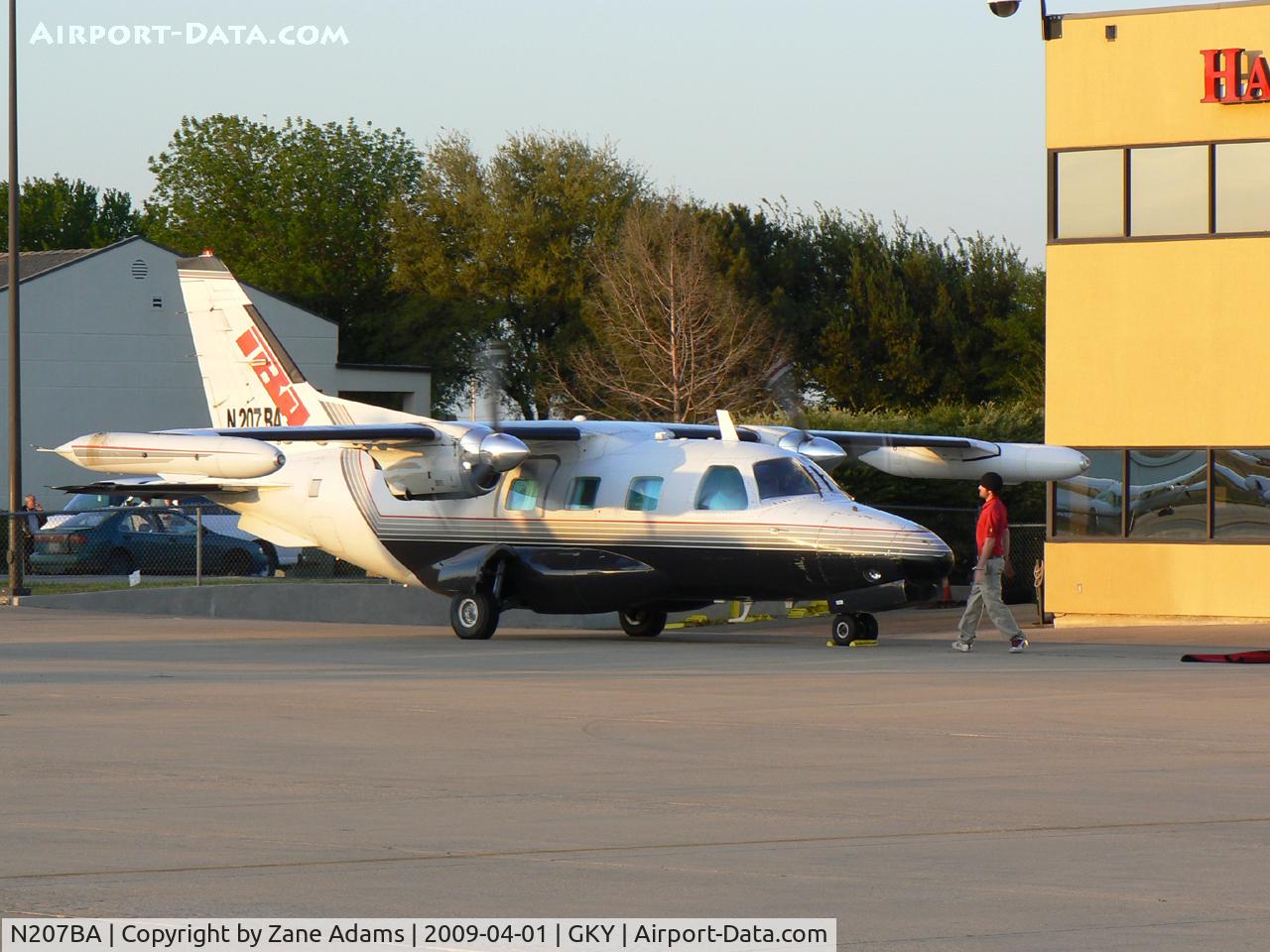 N207BA, 1974 Mitsubishi MU-2B-36 C/N 666, At Arlington Municipal
