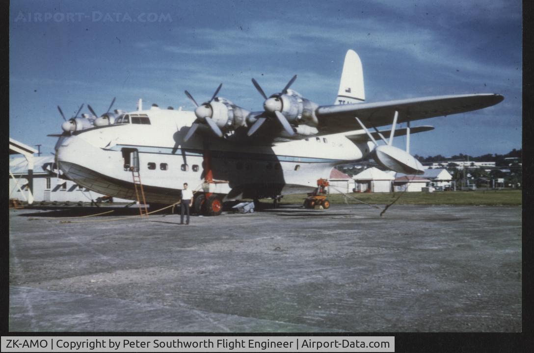 ZK-AMO, 1949 Short S45 Solent 4 C/N SH.1559, ZK AMO