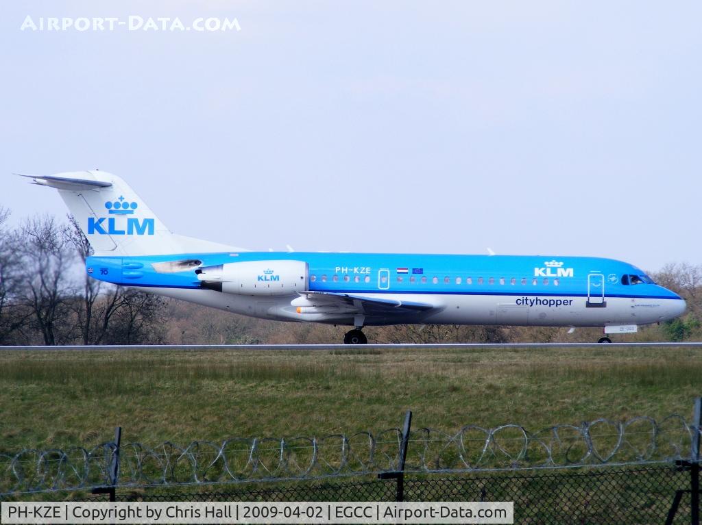 PH-KZE, 1996 Fokker 70 (F-28-0070) C/N 11576, KLM Cityhopper