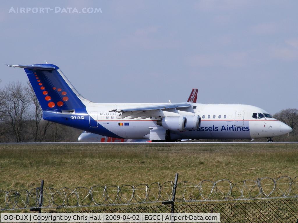 OO-DJX, 1996 British Aerospace Avro 146-RJ85 C/N E.2297, Brussels Airlines