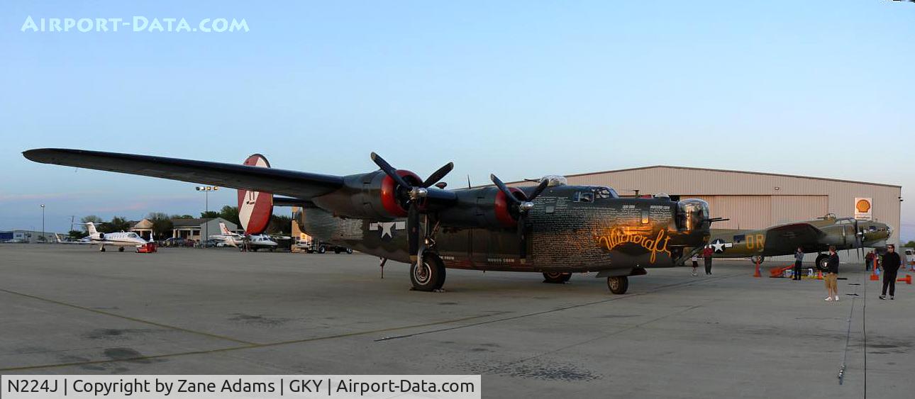 N224J, 1944 Consolidated B-24J-85-CF Liberator C/N 1347 (44-44052), At Arlington Municipal - Collings Foundation tour stop