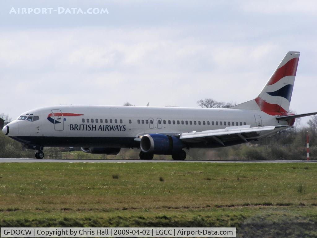 G-DOCW, 1992 Boeing 737-436 C/N 25856, British Airways