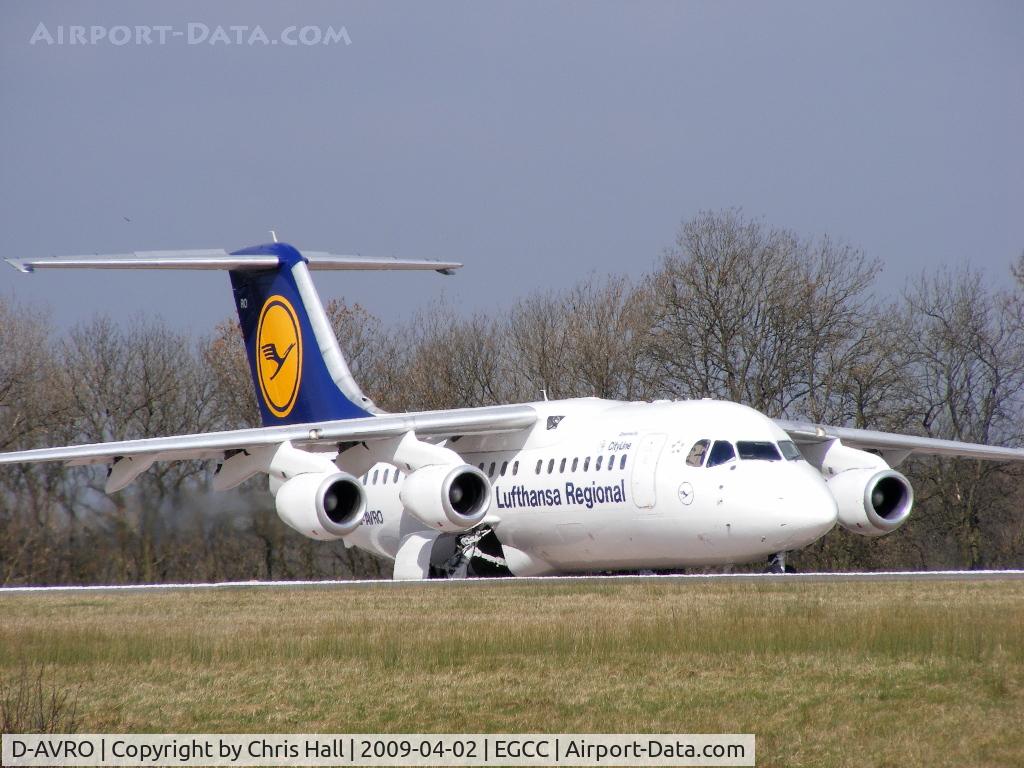 D-AVRO, 1994 British Aerospace Avro 146-RJ85 C/N E.2246, Lufthansa Regional operated by CityLine