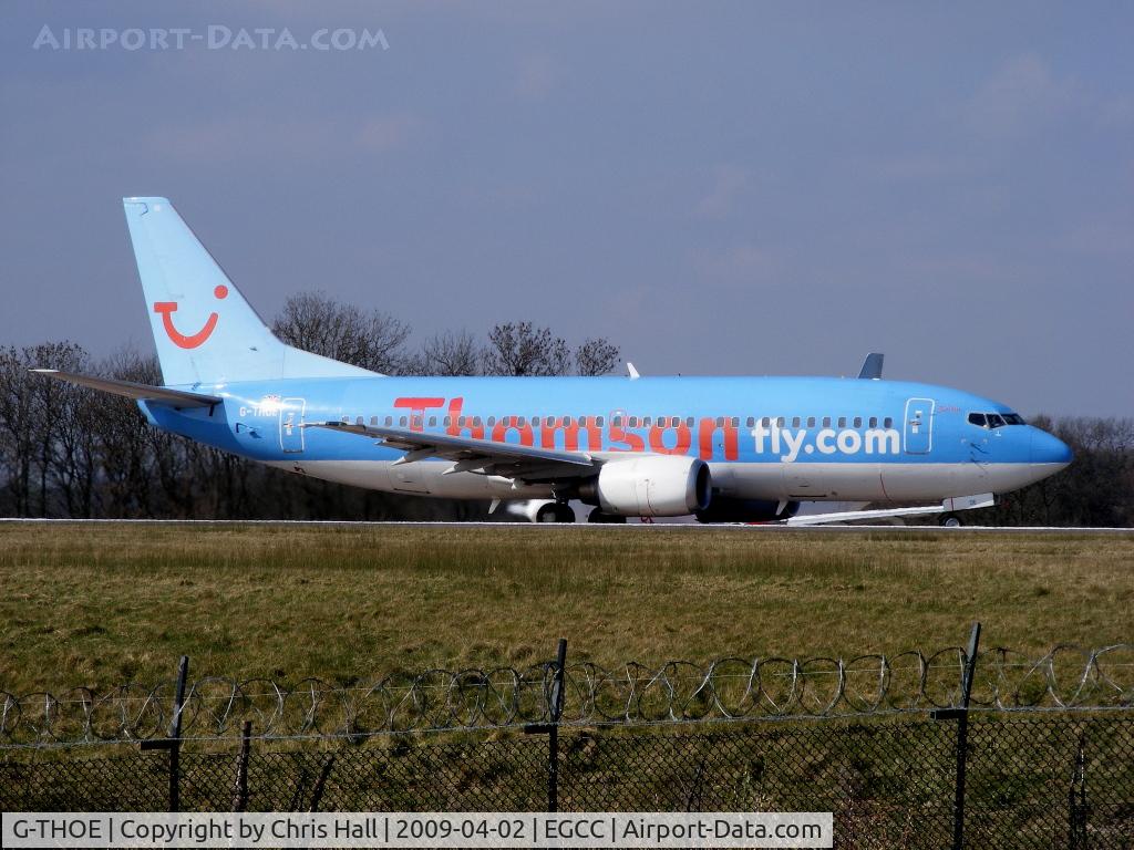 G-THOE, 1995 Boeing 737-3Q8 C/N 26313, Thomson