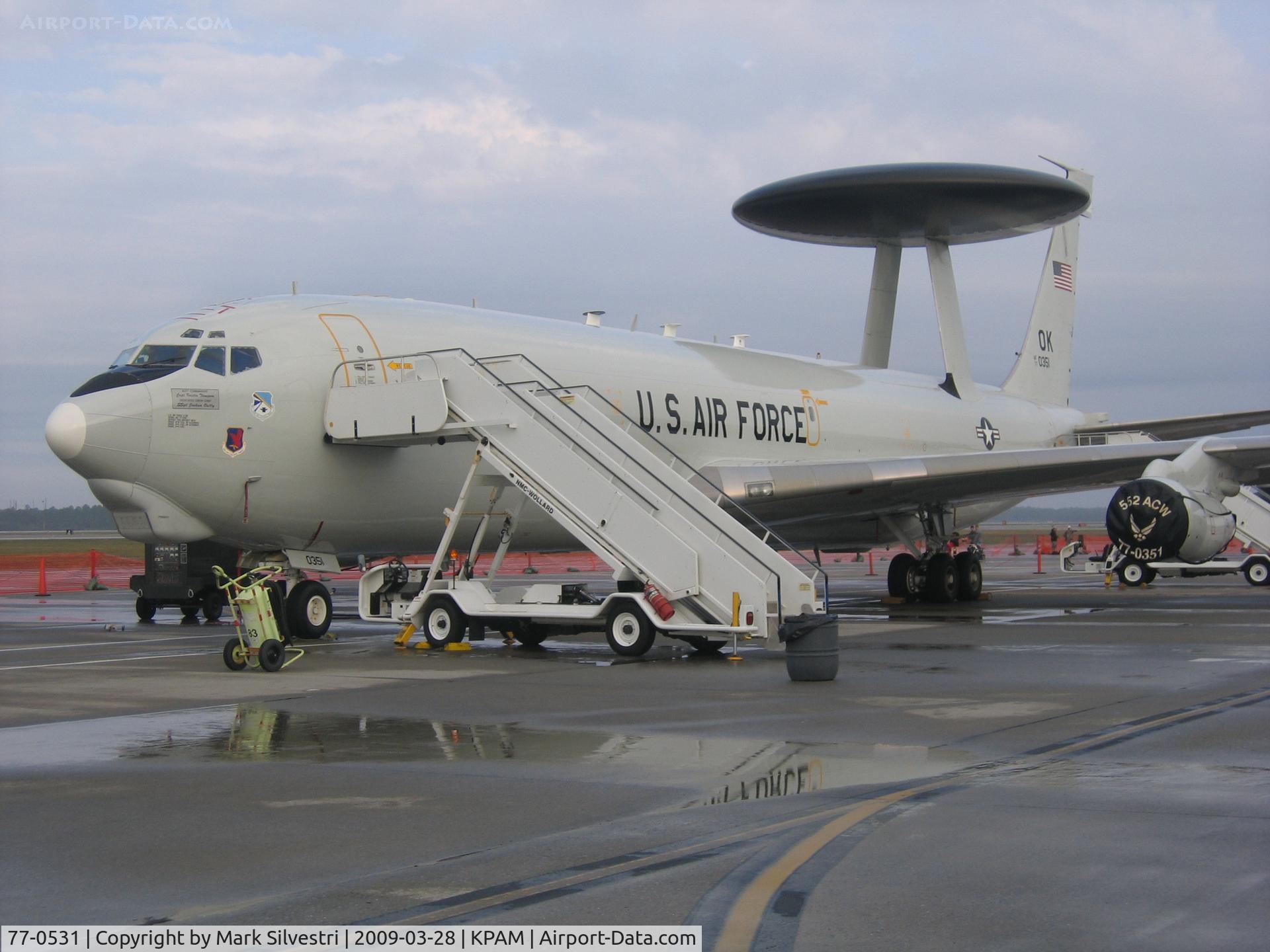 77-0531, Boeing E-3C Sentry C/N 77-0531, 2009 Tyndall AFB Airshow