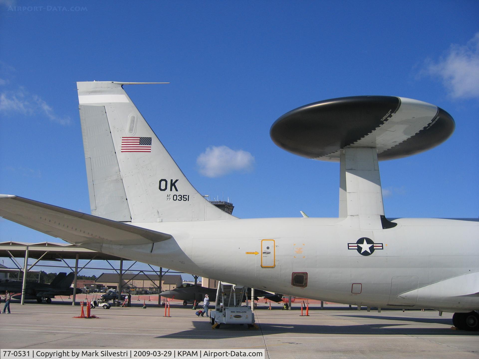 77-0531, Boeing E-3C Sentry C/N 77-0531, 2009 Tyndall AFB Airshow