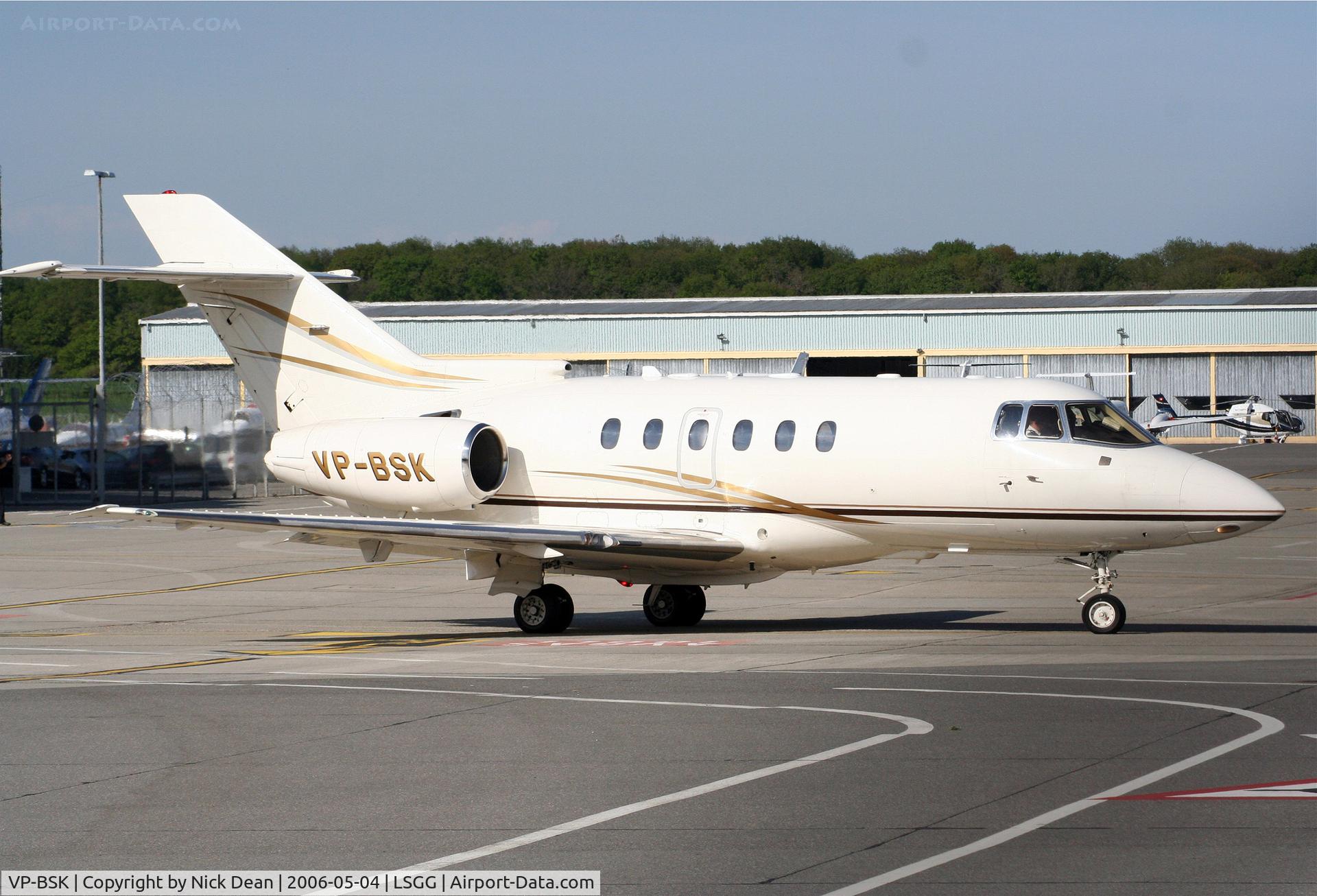 VP-BSK, 1999 Raytheon Hawker 800XP C/N 258409, LSGG
