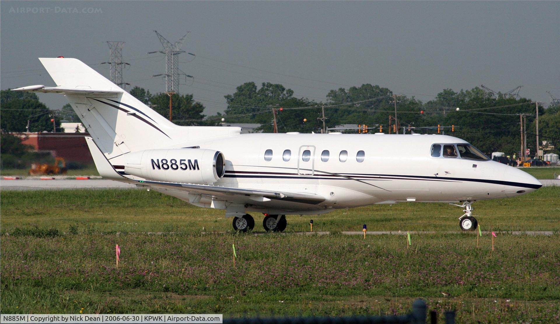 N885M, 1999 Raytheon Hawker 800XP C/N 258410, KPWK