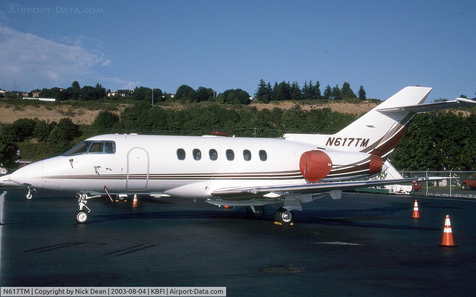 N617TM, 1999 Raytheon Hawker 800XP C/N 258411, KBFI