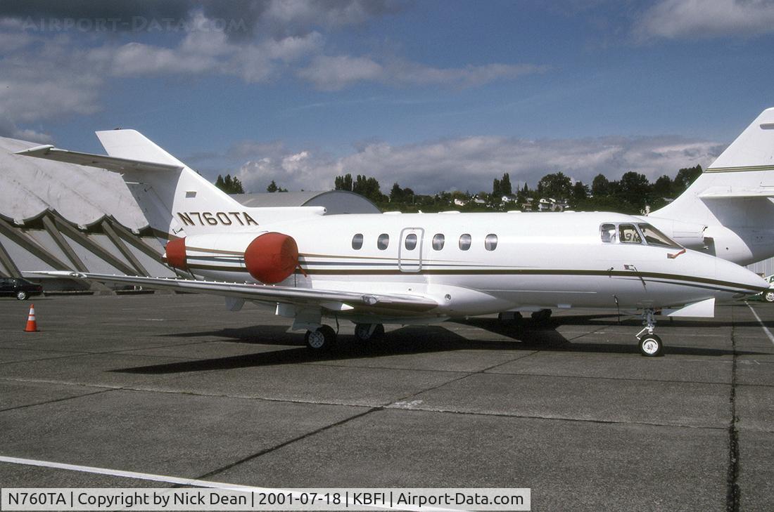 N760TA, 1999 Raytheon Hawker 800XP C/N 258413, KBFI