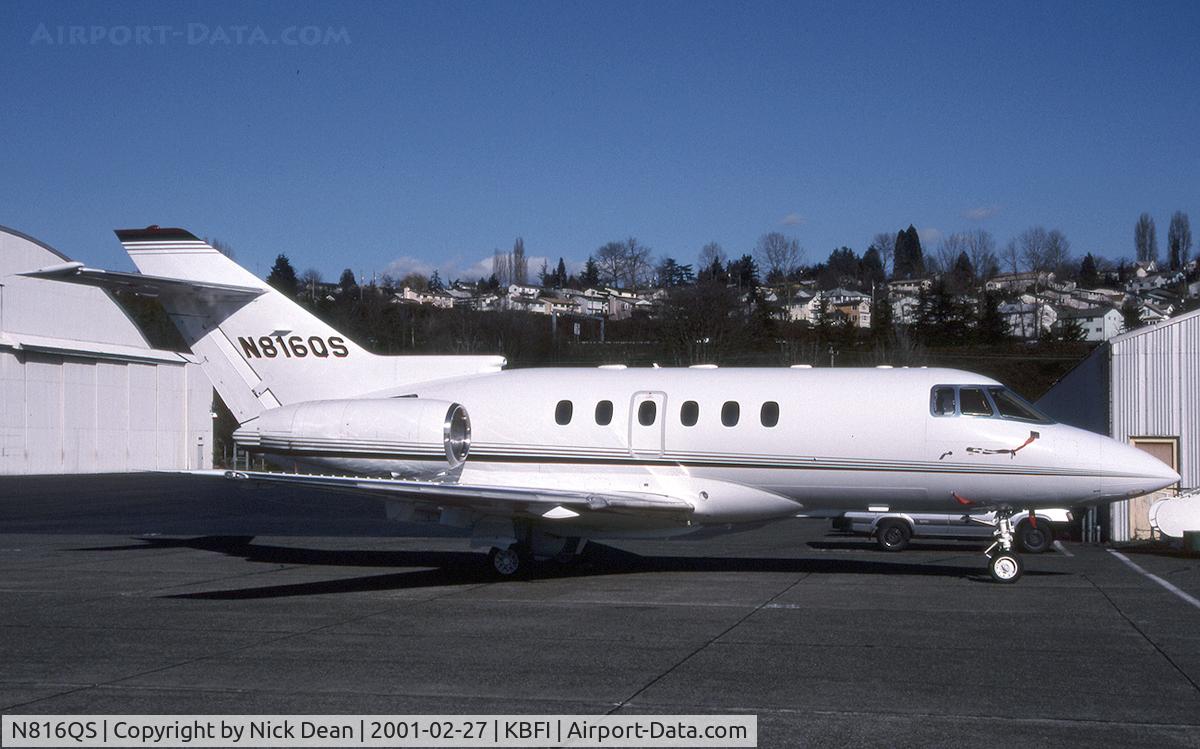 N816QS, 1999 Raytheon Hawker 800XP C/N 258416, KBFI