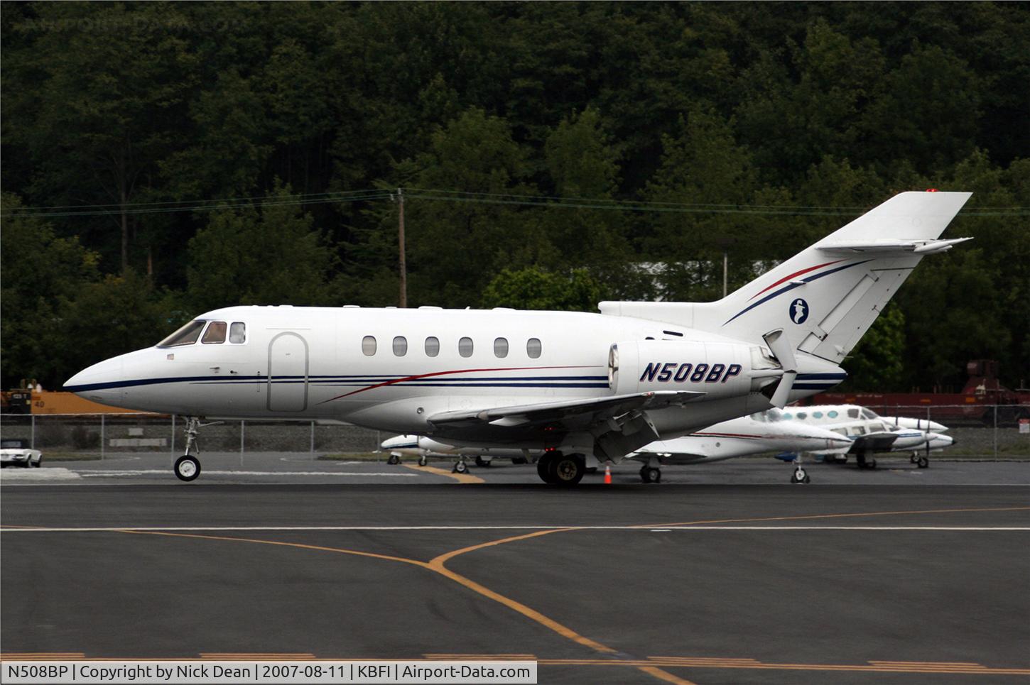 N508BP, 1999 Raytheon Hawker 800XP C/N 258419, KBFI