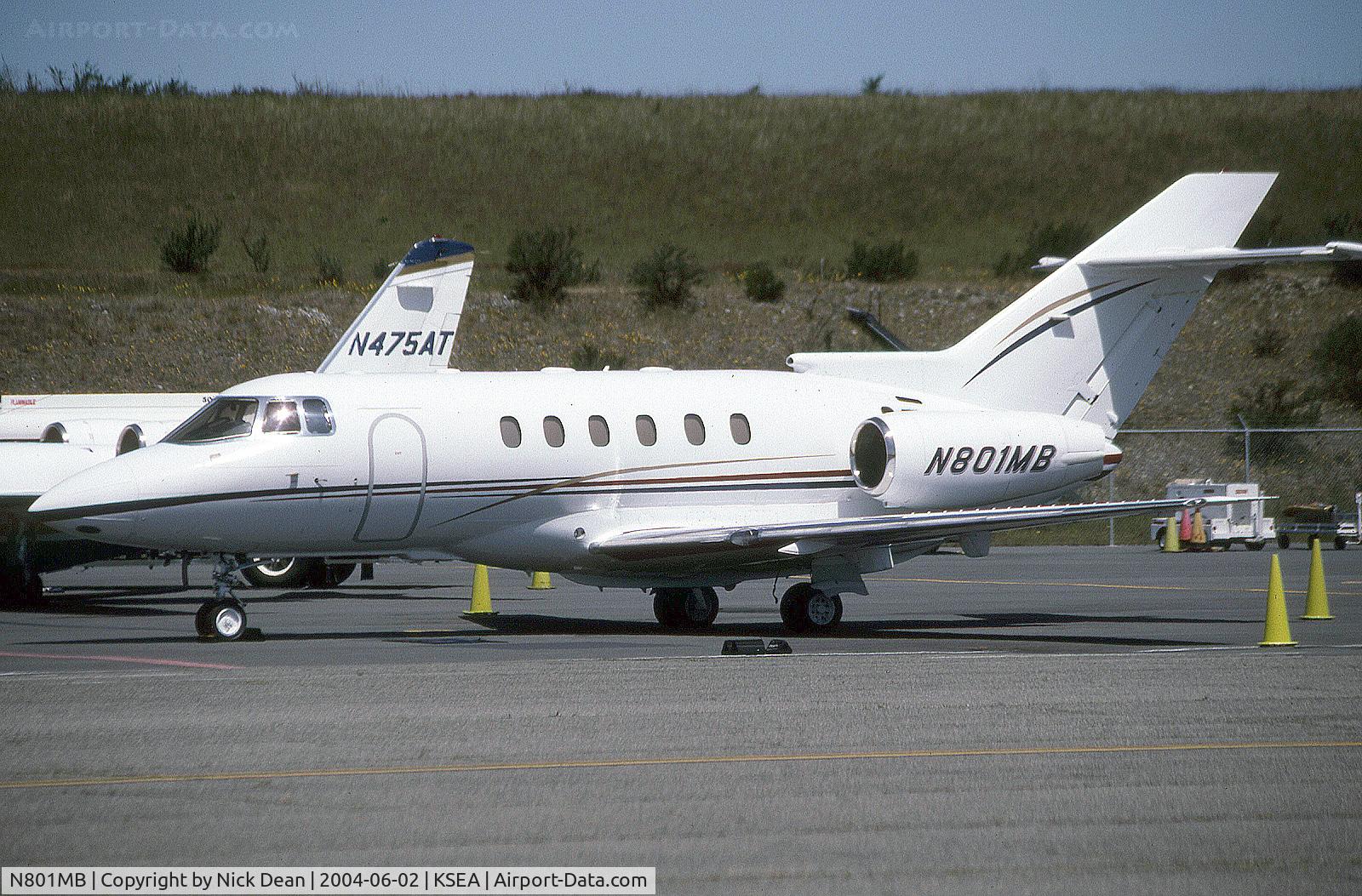 N801MB, 1999 Raytheon Hawker 800XP C/N 258440, KSEA