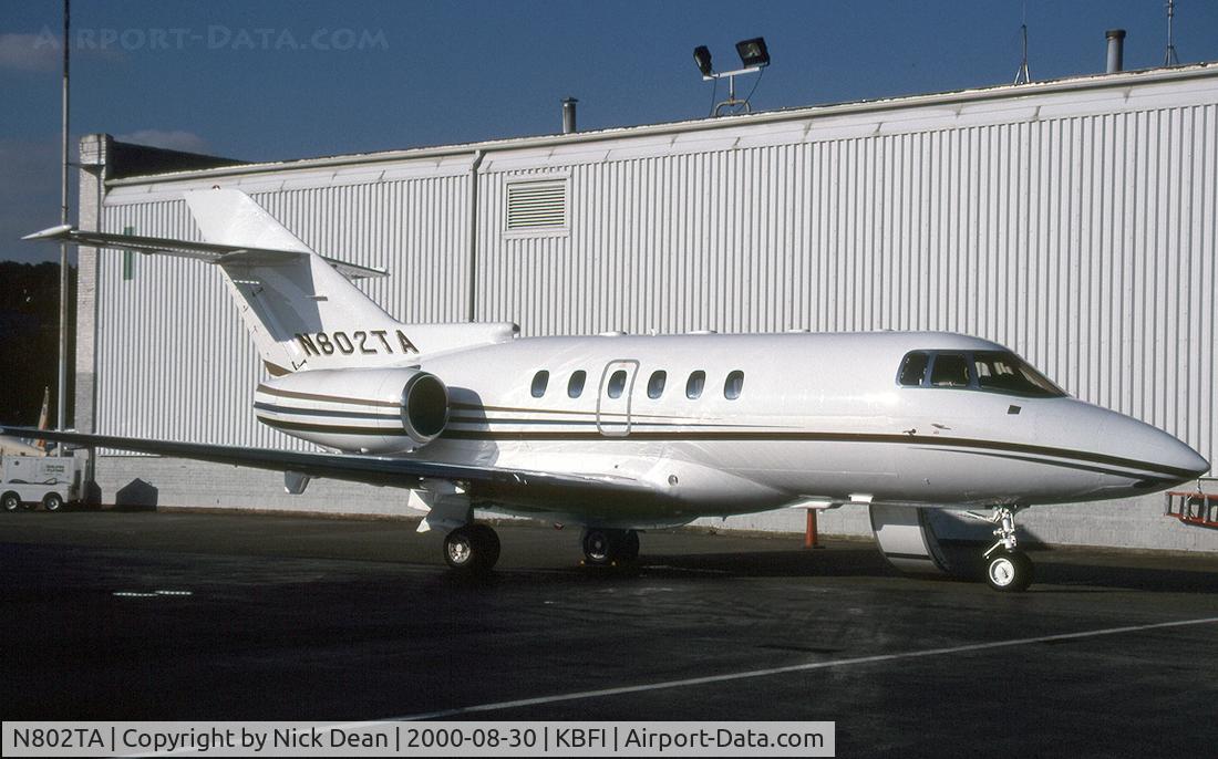 N802TA, 1999 Raytheon Hawker 800XP C/N 258453, KBFI