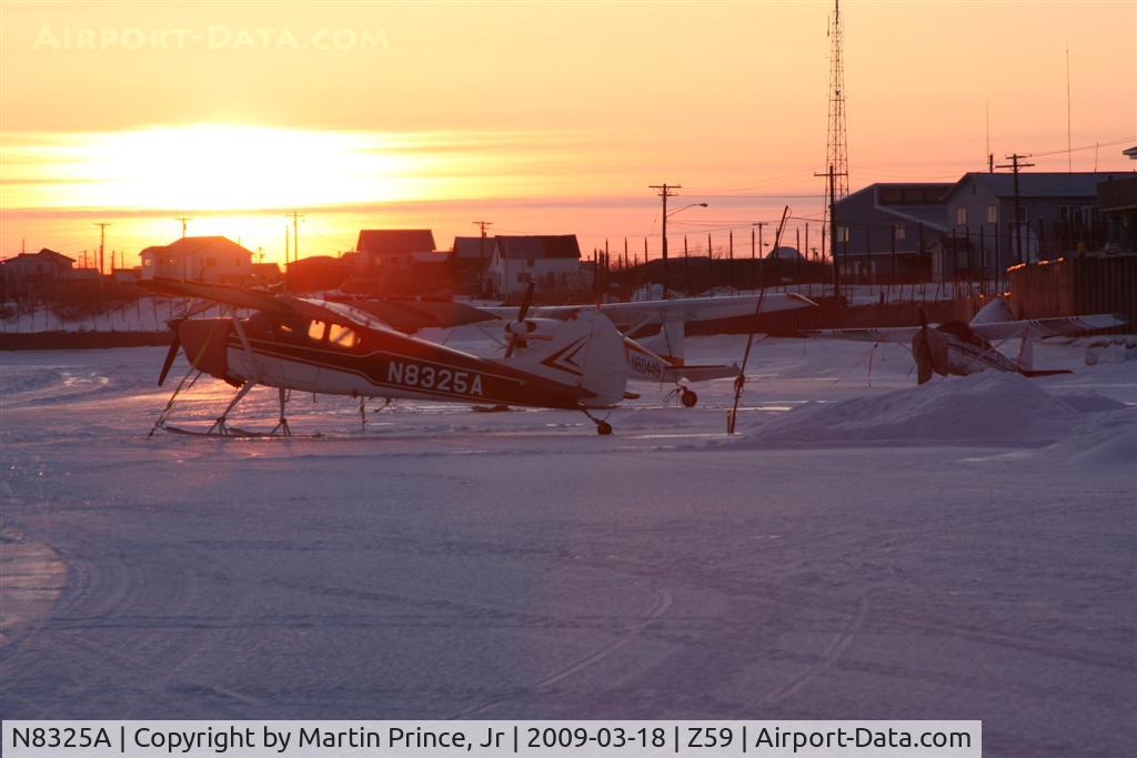 N8325A, 1952 Cessna 170B C/N 25177, Sunset on the Kuskokwim