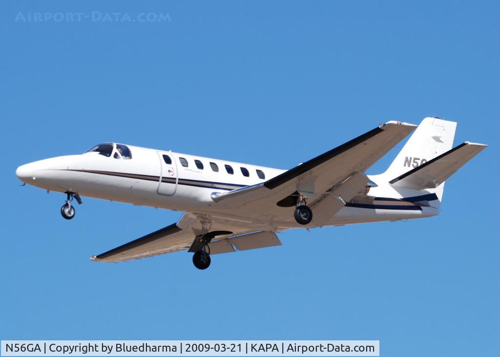 N56GA, 1994 Cessna 560 C/N 560-0259, On final approach to 17L.
