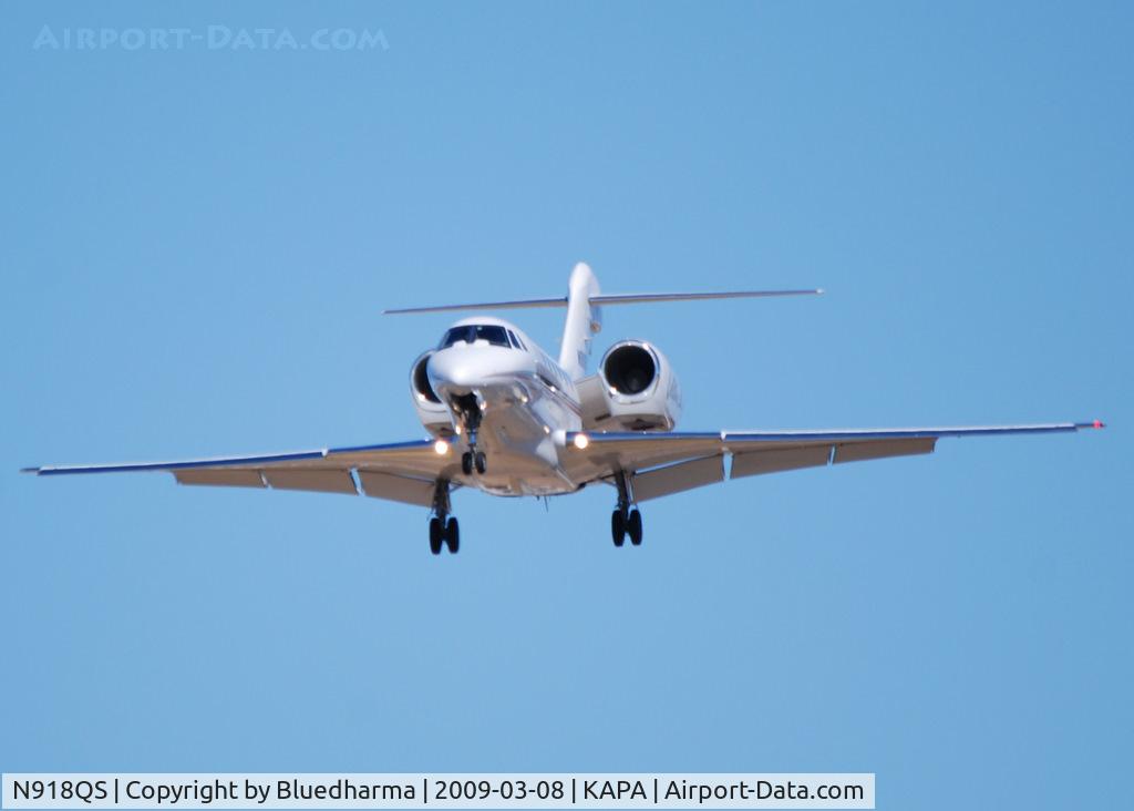 N918QS, 2003 Cessna 750 Citation X Citation X C/N 750-0223, On final approach to 17L.