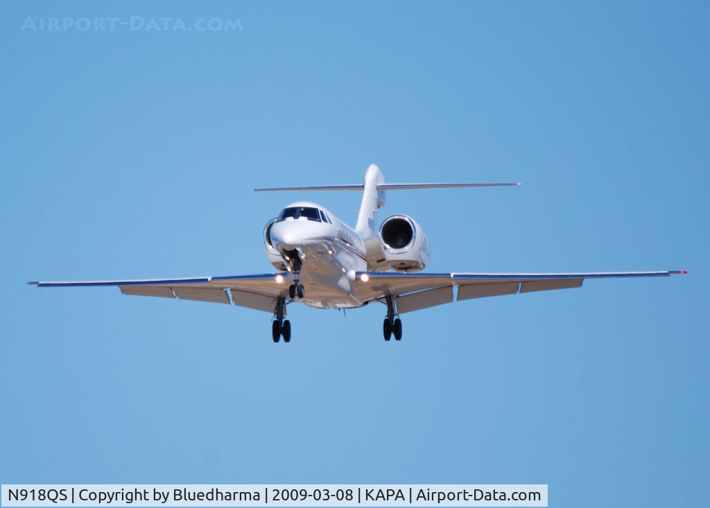 N918QS, 2003 Cessna 750 Citation X Citation X C/N 750-0223, On final approach to 17L.
