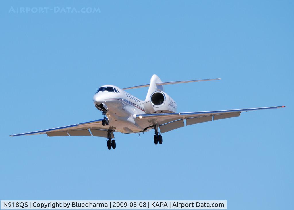 N918QS, 2003 Cessna 750 Citation X Citation X C/N 750-0223, On final approach to 17L.