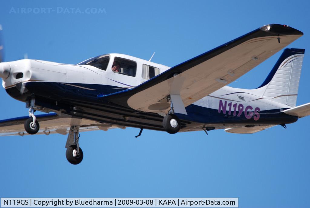 N119GS, 1985 Piper PA-32R-301T Turbo Saratoga C/N 32R-8529009, On final approach to 17L.
