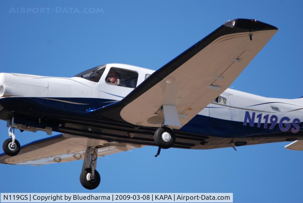 N119GS, 1985 Piper PA-32R-301T Turbo Saratoga C/N 32R-8529009, On final approach to 17L.