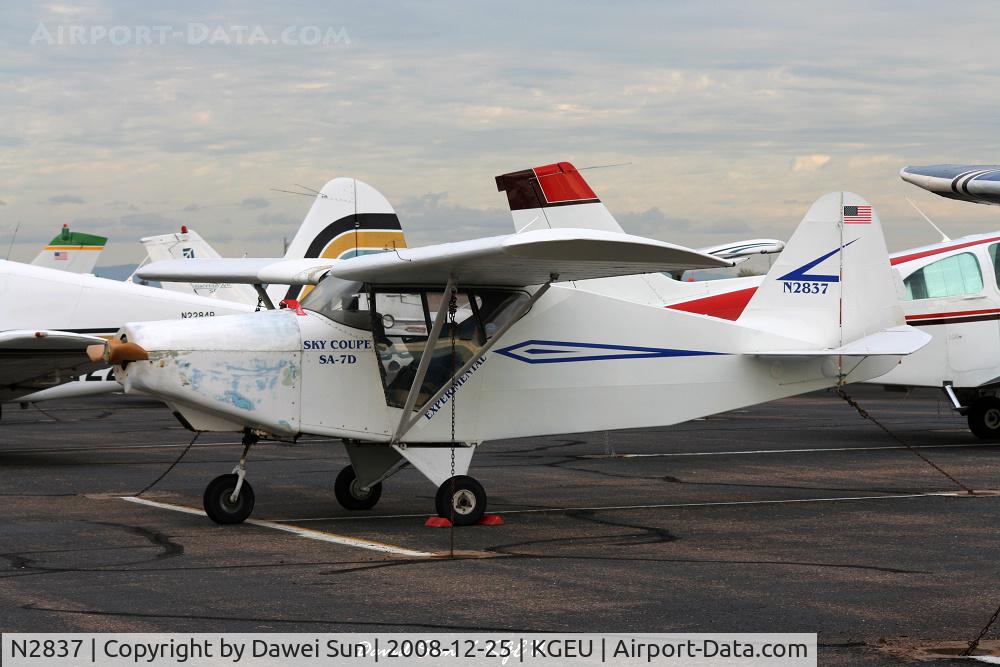 N2837, 1969 Stits SA-7D Skycoupe C/N 3, KGEU