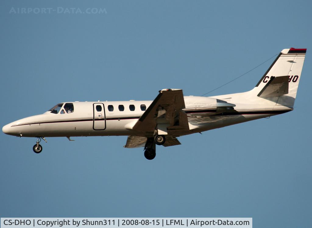 CS-DHO, 2004 Cessna 550 Citation Bravo C/N 550-1099, Landing rwy 32R