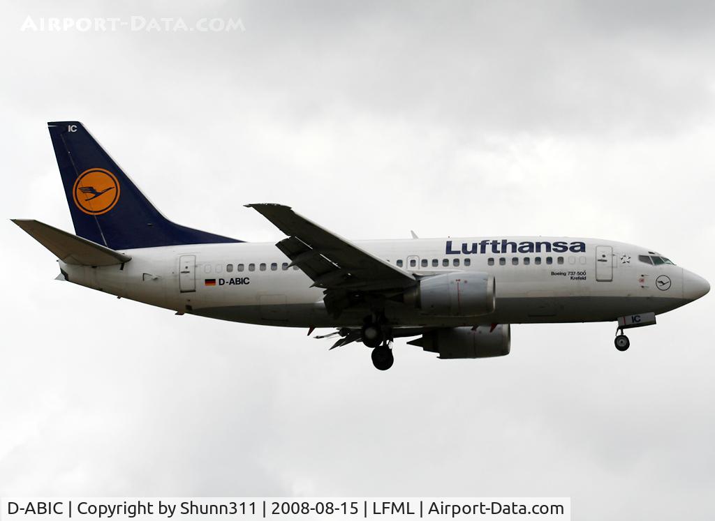 D-ABIC, 1990 Boeing 737-530 C/N 24817, Landing rwy 31R