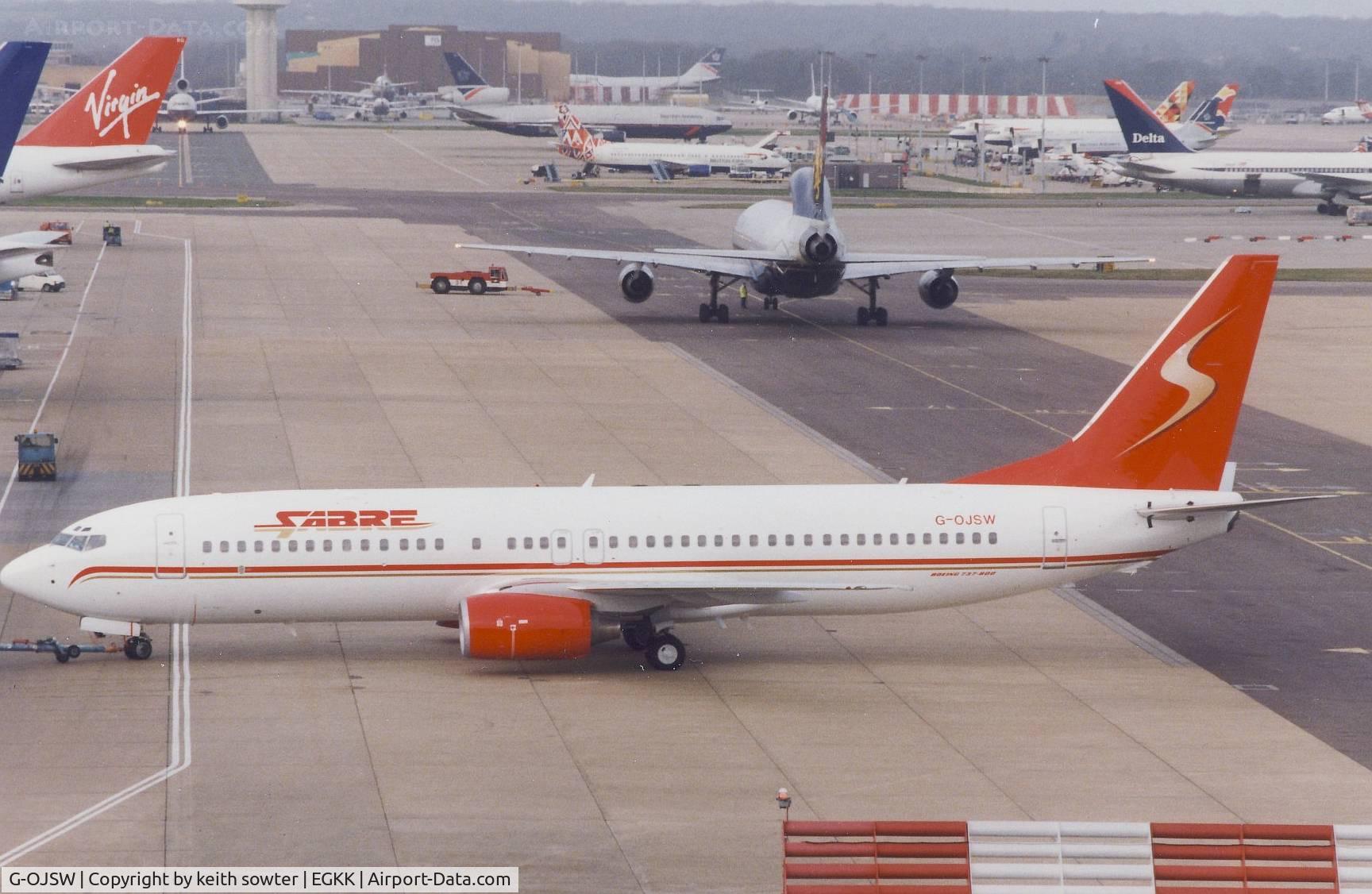 G-OJSW, 1998 Boeing 737-8Q8 C/N 28218, Airline No longer