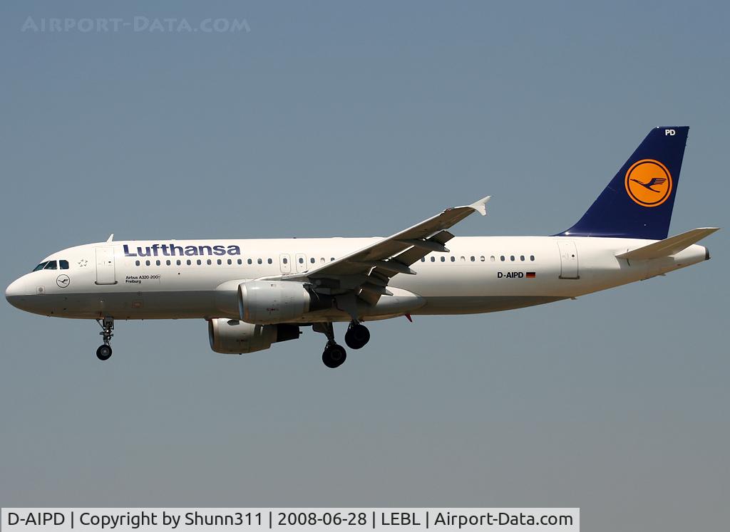 D-AIPD, 1989 Airbus A320-211 C/N 0072, Landing rwy 25R