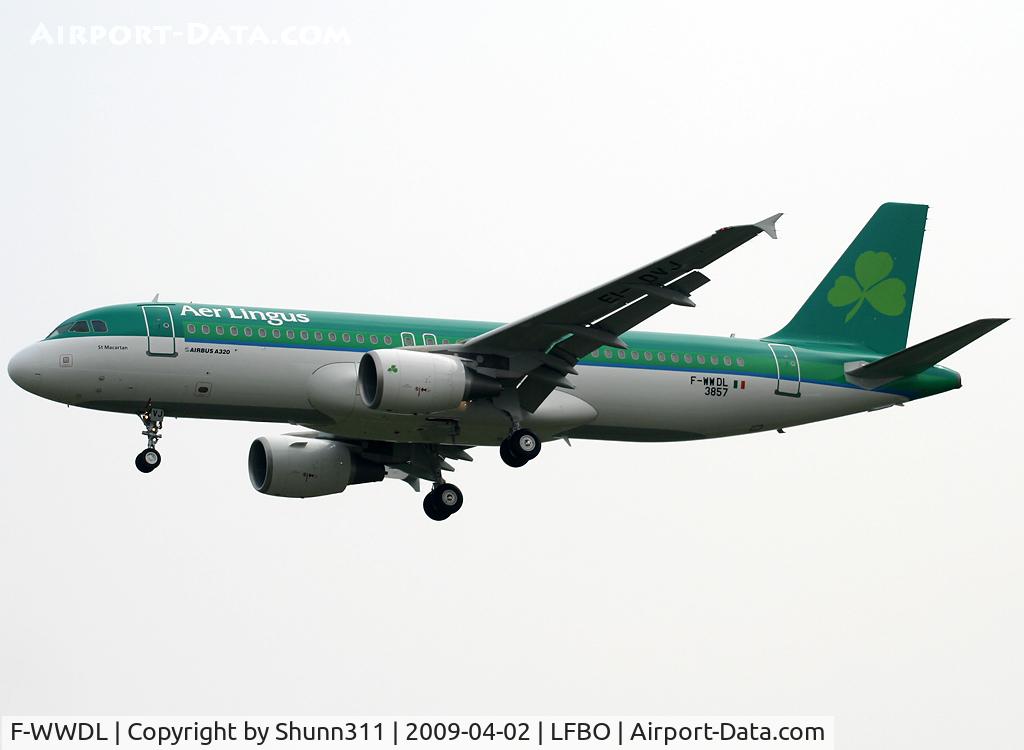 F-WWDL, 2009 Airbus A320-214 C/N 3857, C/n 3857 - To be EI-DVJ