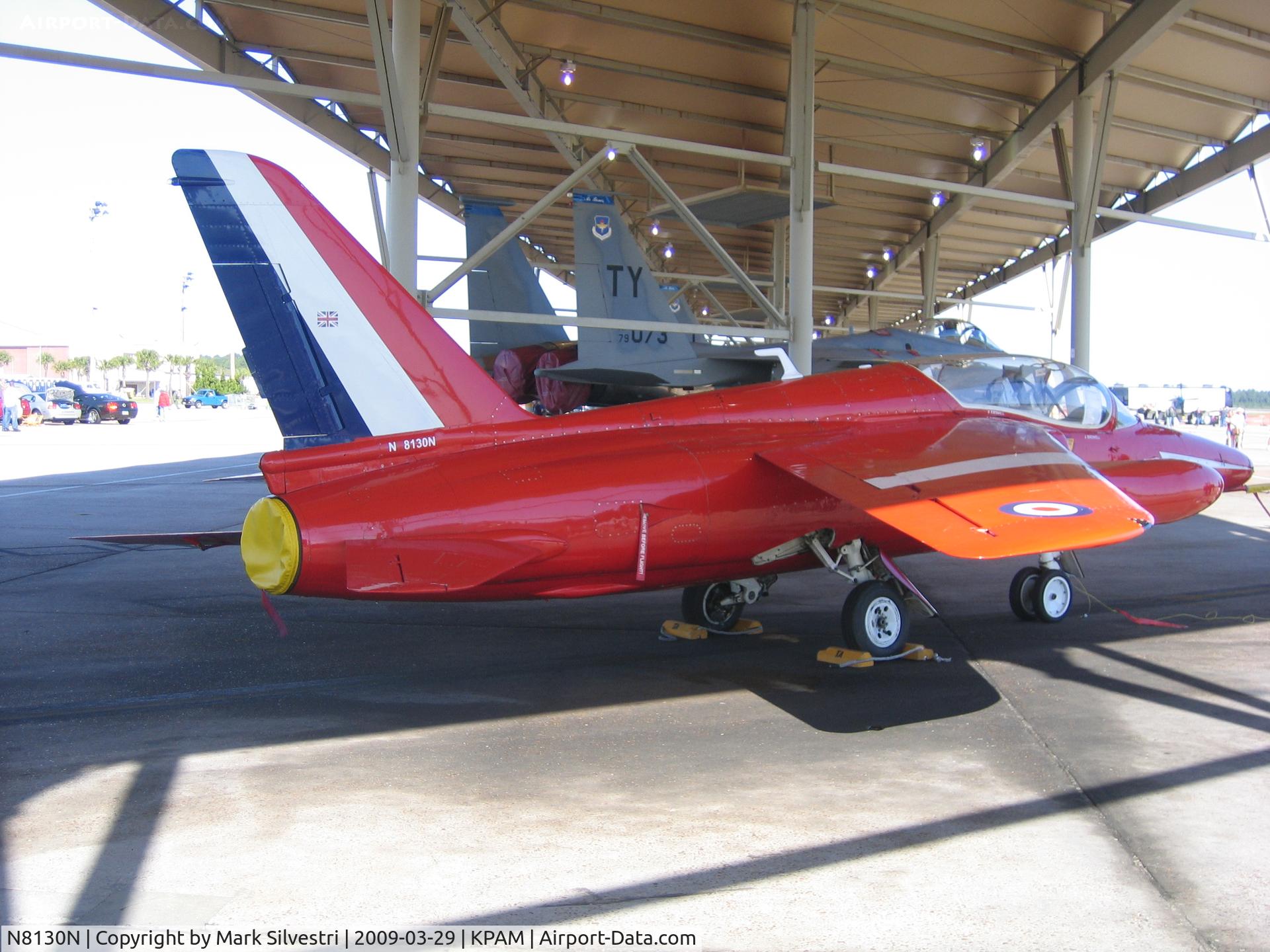 N8130N, 1963 Hawker Siddeley Gnat T.1 C/N FL546, 2009 Tyndall AFB Airshow