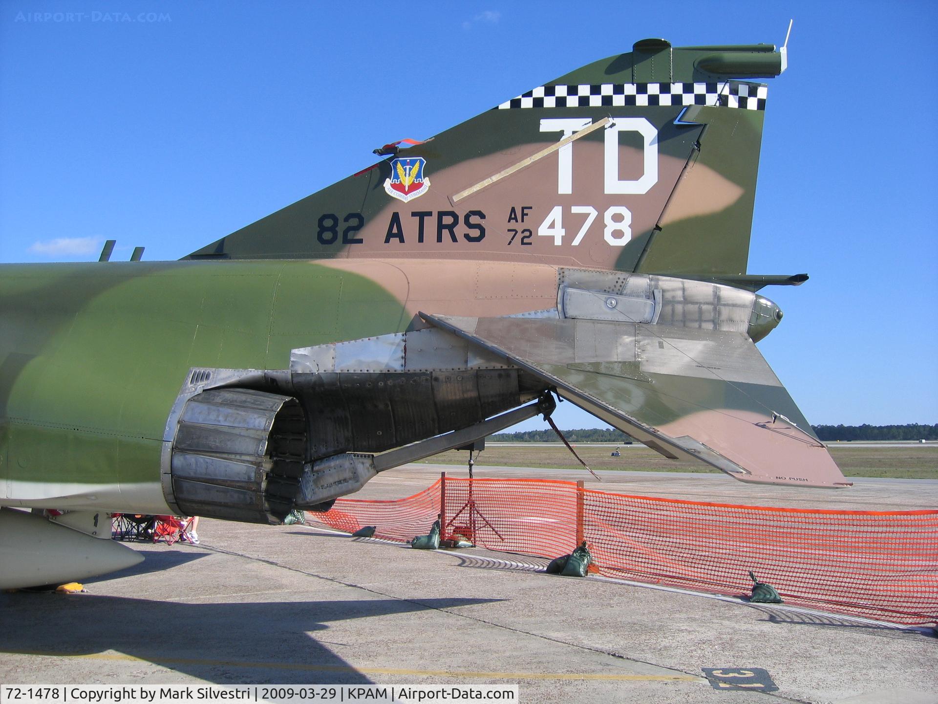 72-1478, 1972 McDonnell Douglas QF-4E Phantom II C/N 4416, 2009 Tyndall AFB Airshow