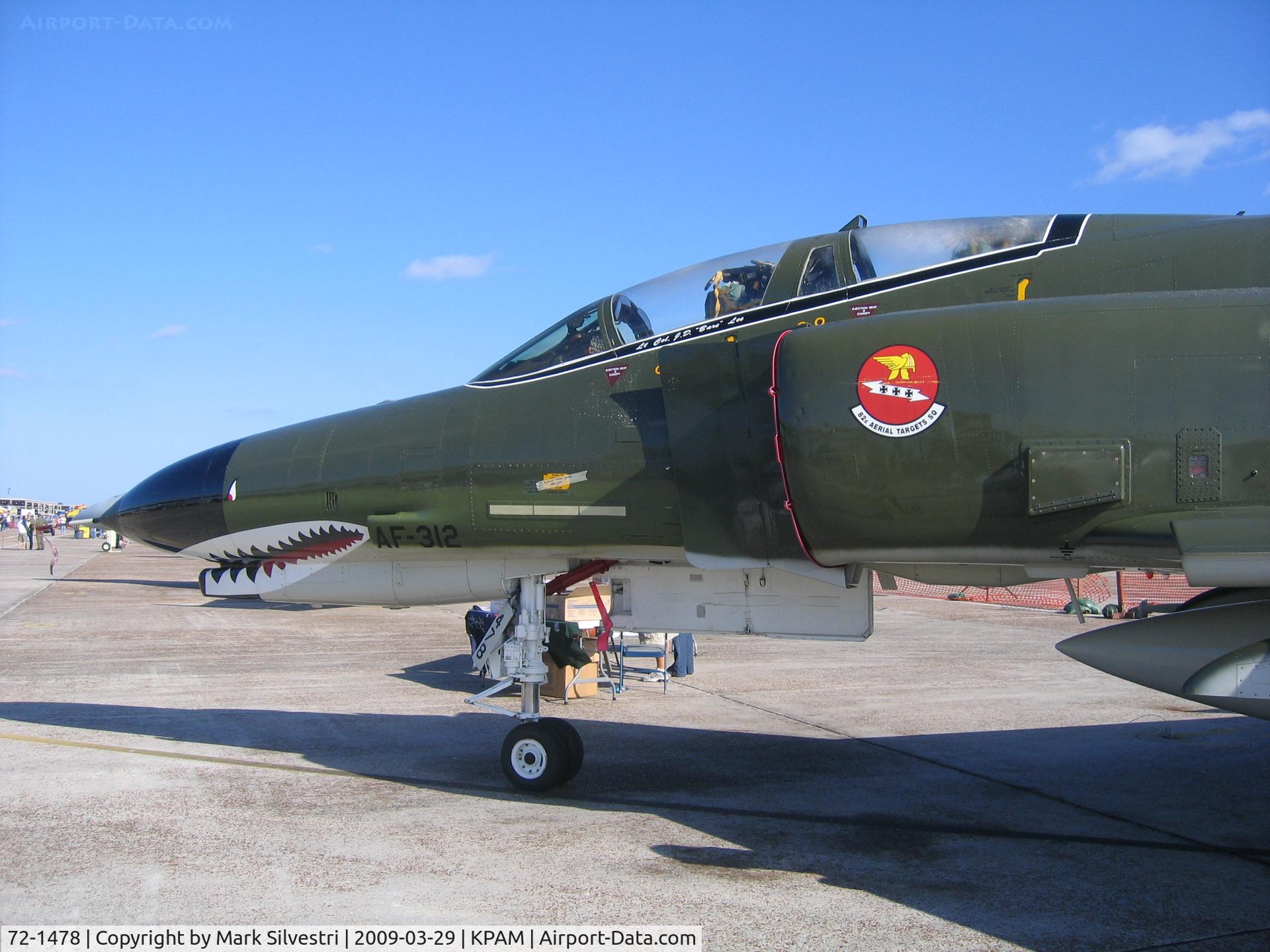 72-1478, 1972 McDonnell Douglas QF-4E Phantom II C/N 4416, 2009 Tyndall AFB Airshow