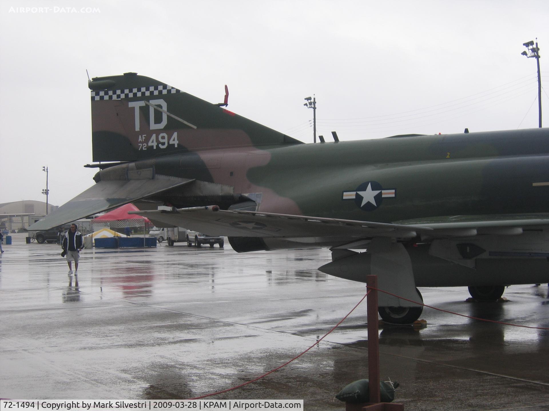 72-1494, McDonnell Douglas QF-4E Phantom II C/N 4498, 2009 Tyndall AFB Airshow