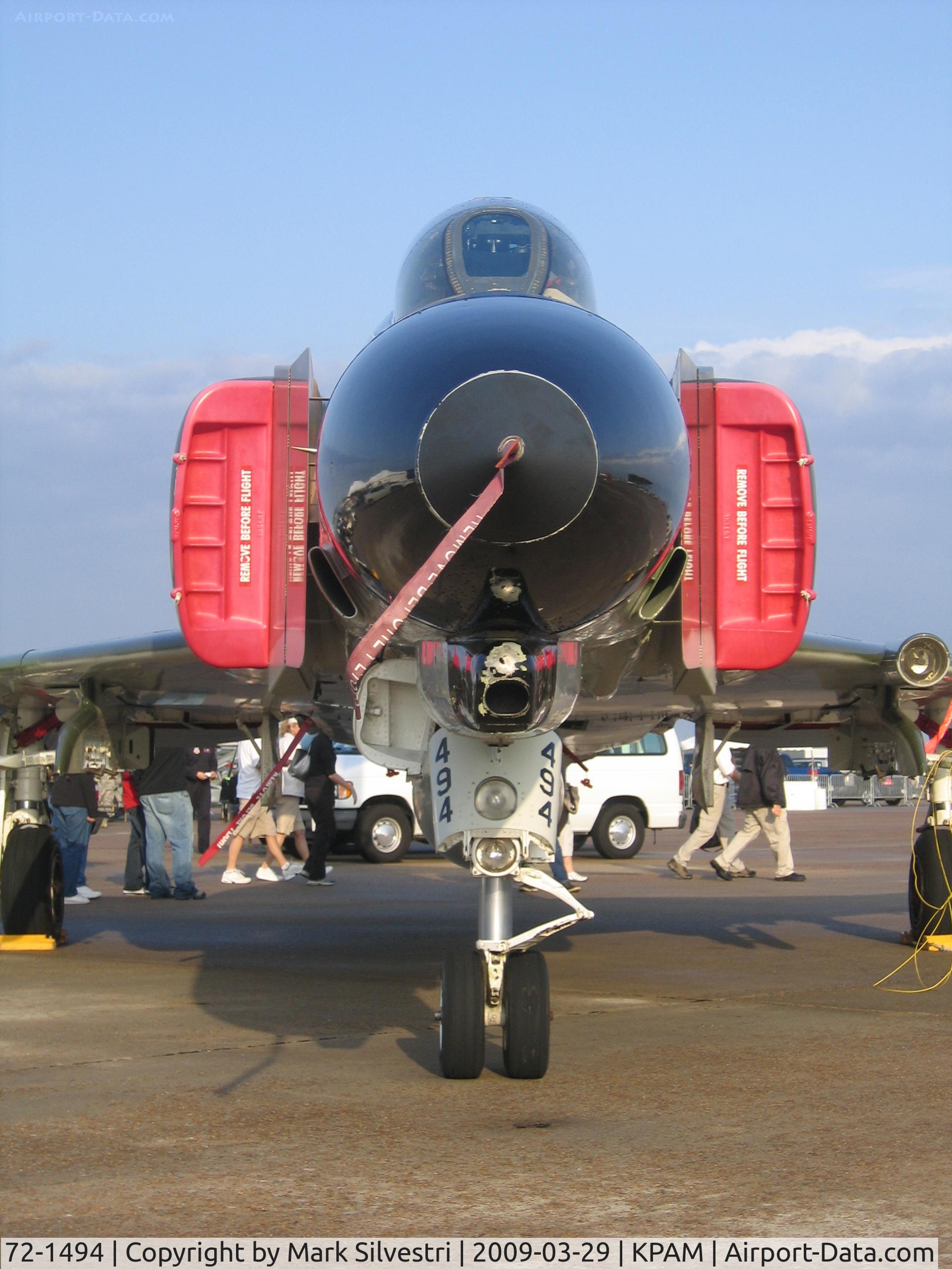 72-1494, McDonnell Douglas QF-4E Phantom II C/N 4498, 2009 Tyndall AFB Airshow
