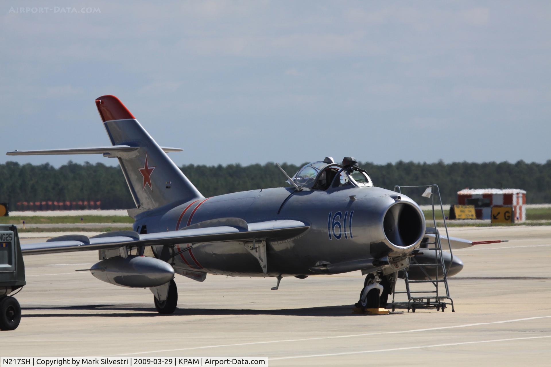 N217SH, 1959 PZL-Mielec Lim-5 (MiG-17F) C/N 1C1611, 2009 Tyndall AFB Airshow