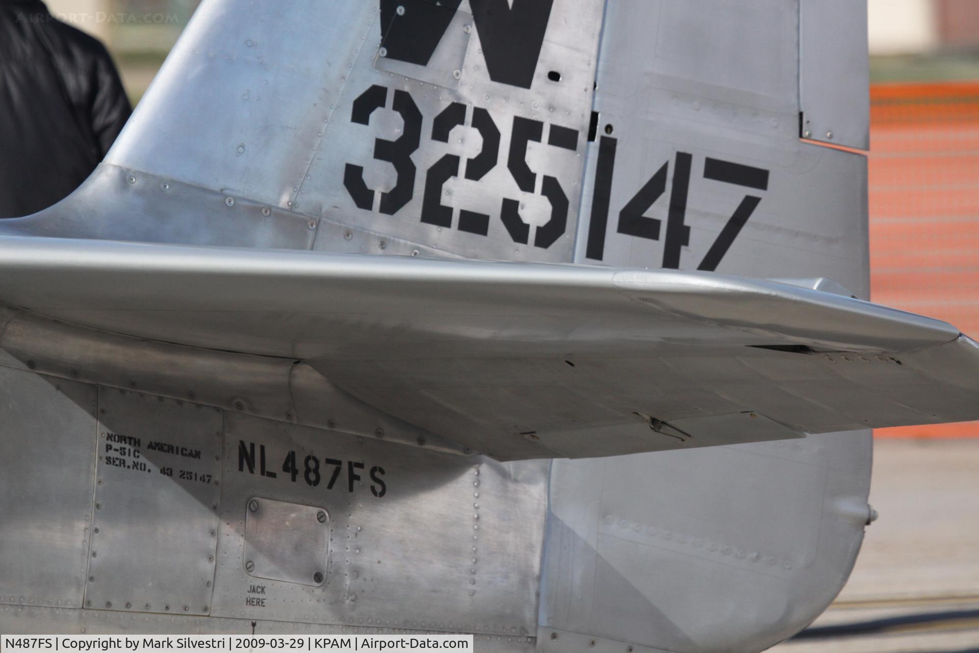 N487FS, 1943 North American P-51C Mustang C/N 103-26778, 2009 Tyndall AFB Airshow