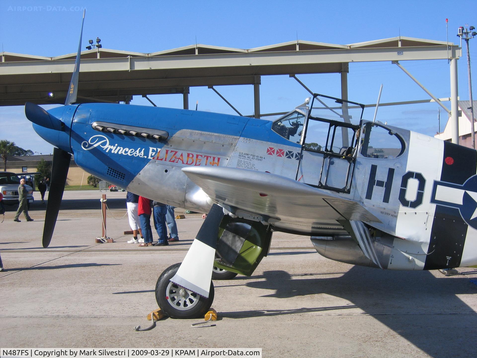 N487FS, 1943 North American P-51C Mustang C/N 103-26778, 2009 Tyndall AFB Airshow