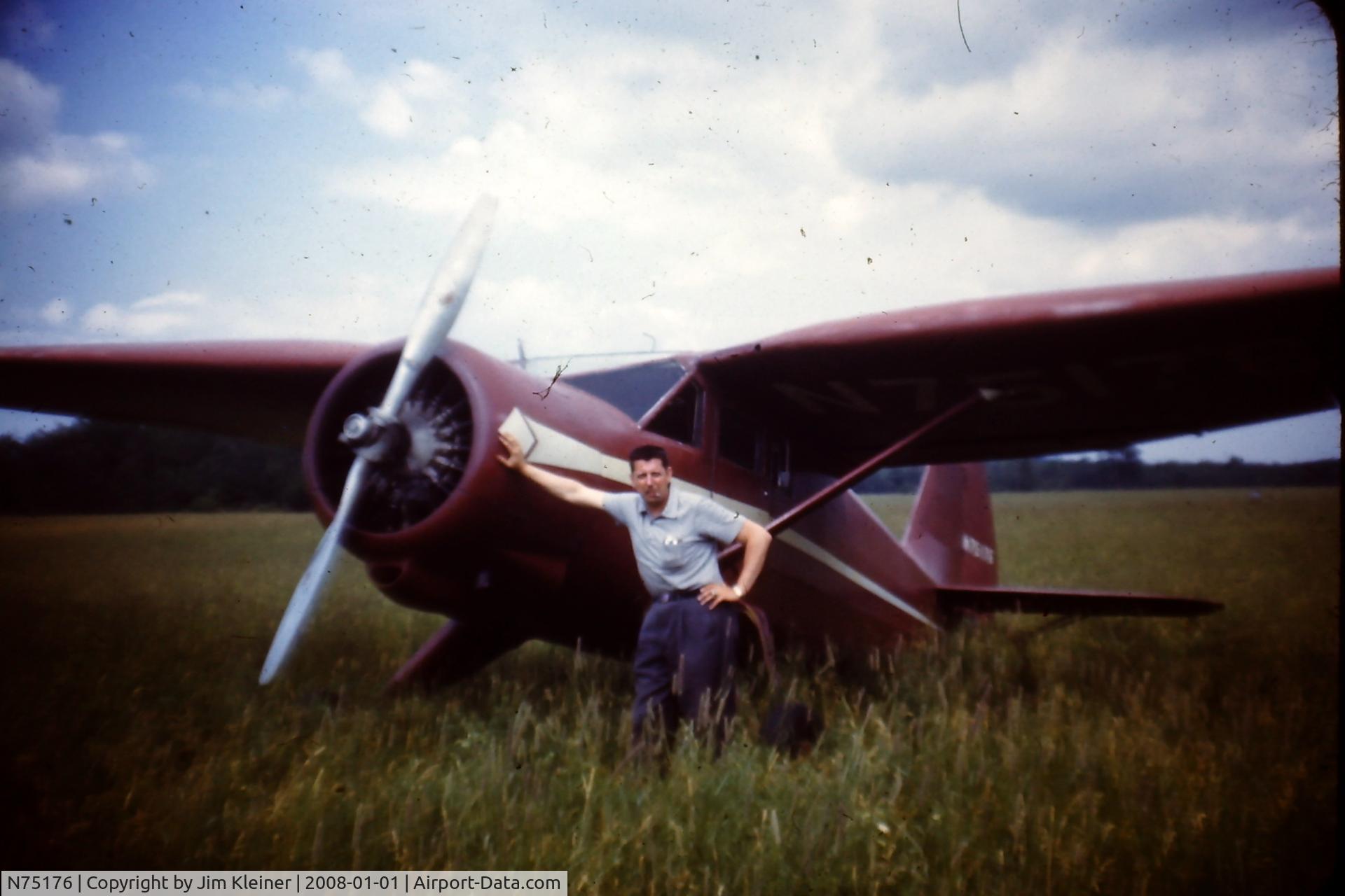 N75176, 1946 Stinson V77 Reliant C/N 77-345, A.M. Stubel near Atlanta, Michigan