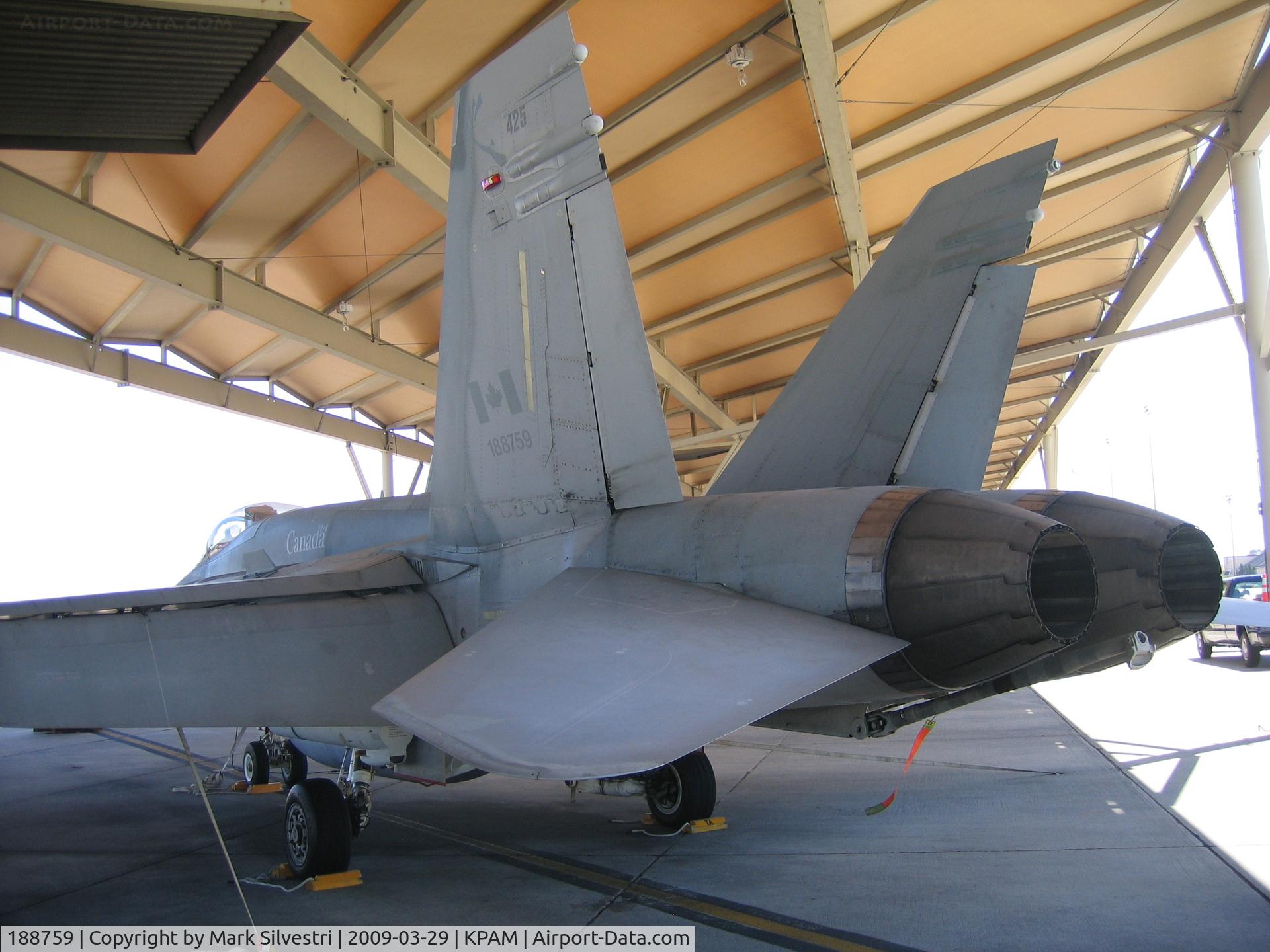 188759, McDonnell Douglas CF-188A Hornet C/N 405/A337, 2009 Tyndall AFB Airshow