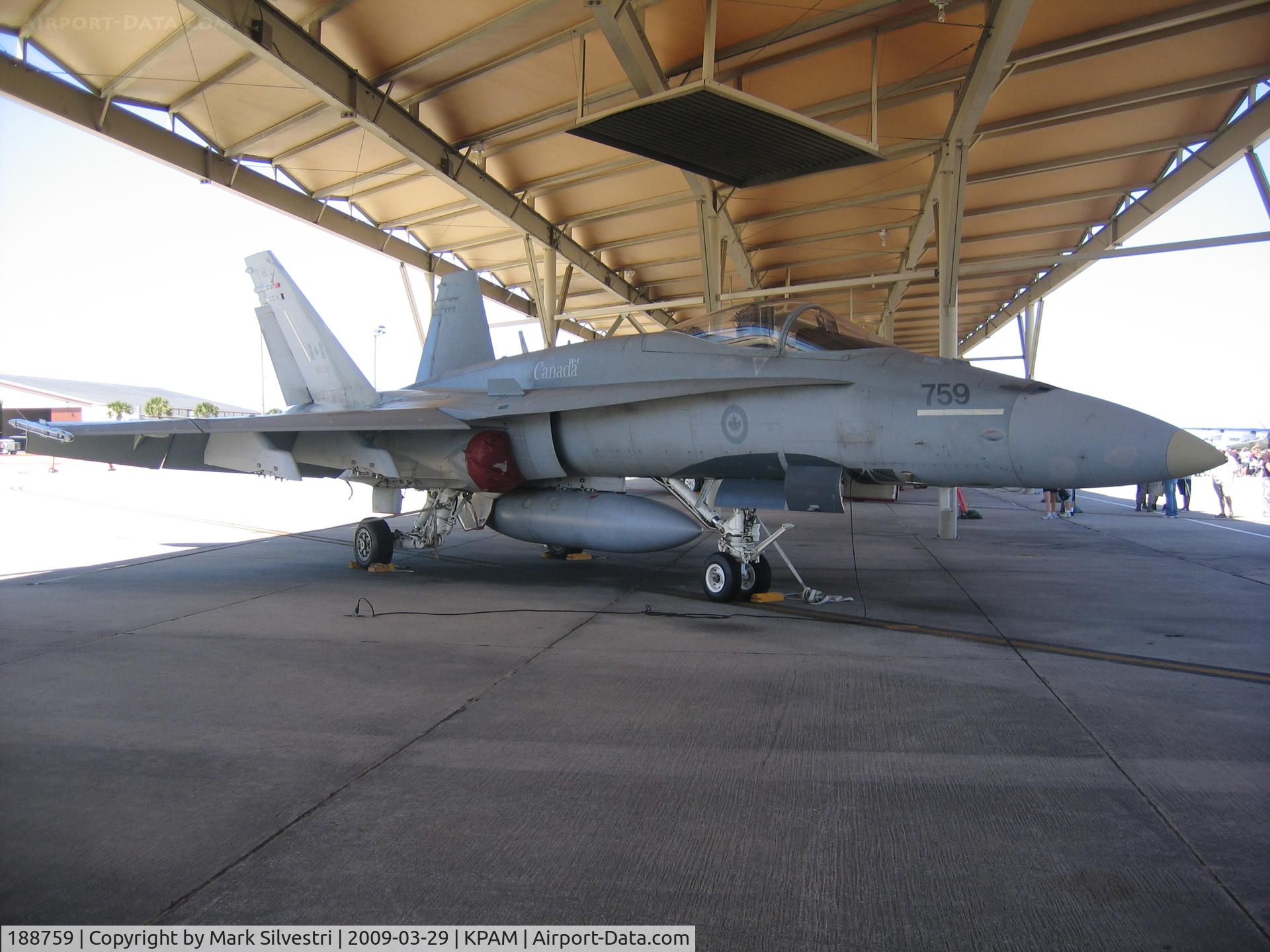 188759, McDonnell Douglas CF-188A Hornet C/N 405/A337, 2009 Tyndall AFB Airshow